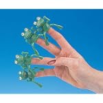 Vinyl Frog Finger Puppets (6 dz)