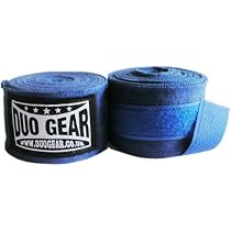 BLUE DUO Muay Thai Kickboxing Boxing Hand Wraps