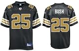 Reggie Bush New Orleans Saints #25 Replica Reebok NFL Football Jersey (Alternate Black)