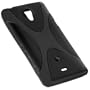 yayago Protect Silikon Case X-Style black Tasche Schutzh�lle H�lle f�r Sony Xperia T LT30p und Sony Xperia T LTE LT30a