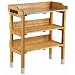 SIENAGARD 605599 Pflanztisch 76x37x89cm, braun, verzinkte Arbeitsplatte