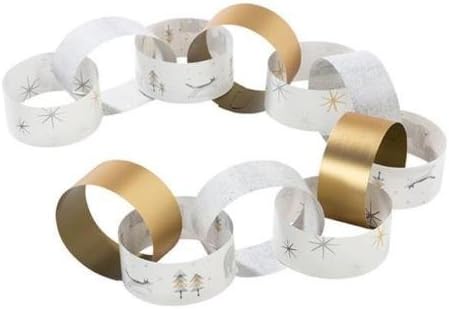 Nordic Christmas Paper Chains Decoration
