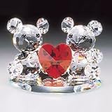CRYSTAL WORLD Teddies with Heart
