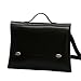 Rozan Leather Briefcase A4 Black