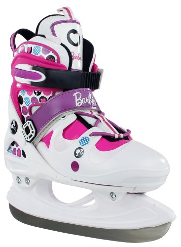 Barbie Kinder Schlittschuh Fashion Dots, wei&szlig;/pink, 28-32, 990063/28