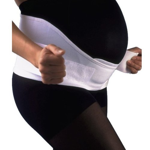 Gabrialla Elastic Maternity Support Belt (Medium Support), Size Small, White