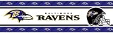 RoomMates Baltimore Ravens NFL Peel and Stick Wall Border