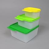 Tupperware New Keep Tabs Containers 3pcs Set