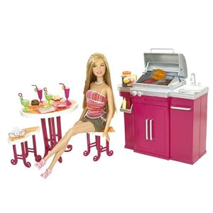 Click here to buy Barbie My House Barbecue and Doll by Mattel