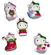 5-Piece Holiday Hello Kitty Miniature Christmas Ornament Gift Set