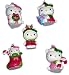 5-Piece Holiday Hello Kitty Miniature Christmas Ornament Gift Set