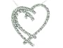0.60 cttw Heart Shaped Pendant in 14 kt White Gold LIFETIME WARRANTY