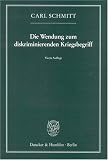 Produkt-Bild: Die Wendung zum diskriminierenden Kriegsbegriff