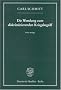Die Wendung zum diskriminierenden Kriegsbegriff
