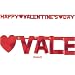 Happy Valentine's Day Letter Banner