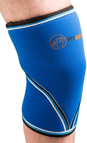 *MEGA SALE* - 7mm Neoprene Knee Sleeve by Fitoby™ - 3-D Contoured Design For Maximum Comfort &amp; Protection- Durable And Efficient Knee Guard - Highest Customer Satisfaction Guaranteed