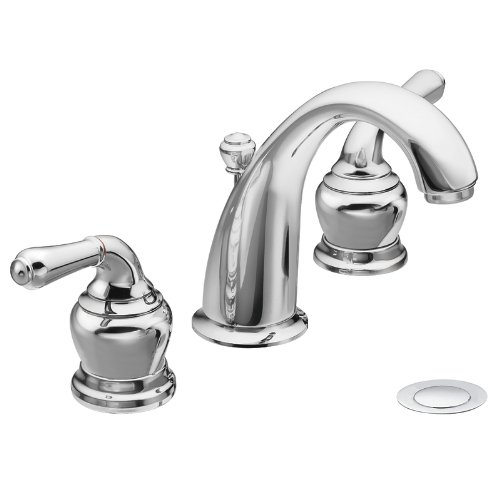 Moen T4572 Monticello Two-Handle High Arc Bathroom Faucet without Valve, Chrome