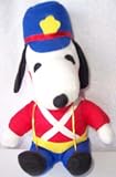 Peanuts SOFT DOLL SNOOPY Dressed as ENGLISH BOBBY or TIN SOLDIER