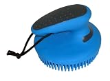 Horse Grooming Fine Curry Comb Easy Grip Blue