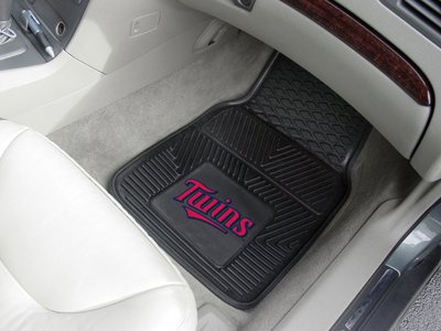 Nifty 8843 MLB-Minnesota Twins Vinyl Universal Heavy Duty Fan Floor Mat