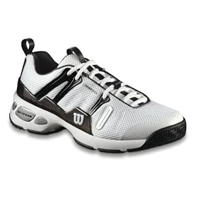 Wilson Tour Spin Mens Tennis Shoe -White Black Silver by Wilson