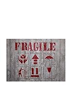 CM Creation Cuadro Madera 60X80 Rojo