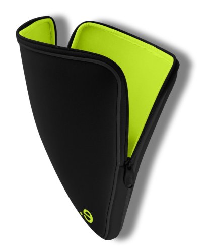 be.ez 100572 LA robe Sleeve for 13.3-Inch Macbooks (Black/Wasabi)