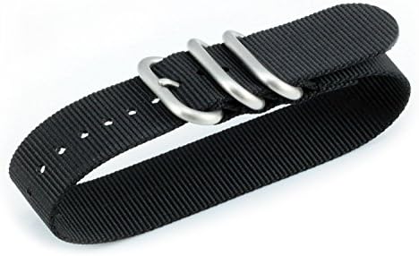 HELM Watches NS1 Nylon Watch Strap - Black - 22mm