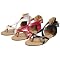 Women's Glaze by Adi Side Buckle Roman Sandal