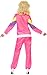Smiffy's Women's 80's Height Of Fashion Shell Suit Costume with Jacket