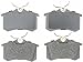ACDelco Advantage 14D340AM (19286025) Semi-Metallic Rear Disc Brake Pad Set with Wear Sensor