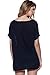 A+D® Womens Sexy Relaxed Modal Knit V-Neck Loose T-Shirt Top