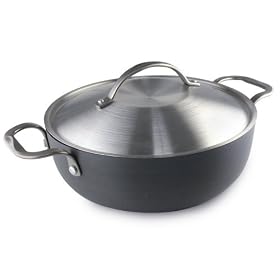 Click here to buy Calphalon Simply Calphalon Hard-Anodized Aluminum 4-Quart Nonstick Covered Chefs Casserole by Calphalon.