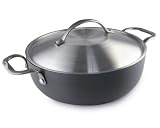 Calphalon Simply Calphalon Nonstick Hard-Anodized Aluminum 4-Quart Covered Chef's Casserole