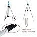 LuckyFine Adjustable Tripod Stand Hair Cosmetology Mannequin Training Head Holder And Bag