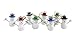 GIFTCO 8018 Snowmen Tie-On Ornaments - Set of 8