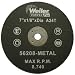 Weiler Tiger 5/8" Arbor, 1/16" Thickness, 7" Diameter, A36T Grit, Type 1 Reinforced Cut-Off Wheel