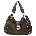 Designer Style French Satchel - Coffee/Grey Available