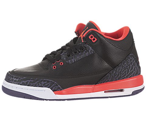 Nike Air Jordan 3 Retro GS Black Cement Grey Youth Basketball Shoes 398614-010