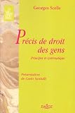 Revue Dalloz-Sirey  / Précis de droit des gens : Principes et systématique
