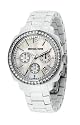 MICHAEL Michael Kors Women's Chronograph White Acrylic-Bracelet Watch
