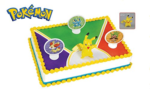 Pokemon Pikachu Light Up Cake Decoration Toppers