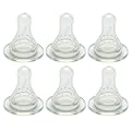 Green to Grow Regular Neck Replacement Nipples Fast Flow (6+ months)  6 pcs.