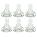 Green to Grow Regular Neck Replacement Nipples Fast Flow (6+ months) – 6 pcs.