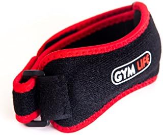 Professional Patellar Tendon Strap by Gym Life: Runner's &amp; Jumper's Knee Strap - Patella Strap Eases Tendinitis Pain &amp; Knee Joint Pain with Maximum Knee Support, Knee Support Bands 1 Pack