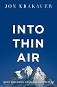 Into Thin Air: A personal account of the Everest disaster  - updated 2nd edition