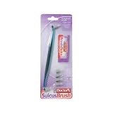 The Doctor's Sulcus Brush, 1 Brush, (Color May Vary), Includes 4 Refill Tips (Pack of 6)