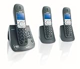 Philips CD4453B/37 High Definition Voice Cordless Phone with Digital Answering Machine (Black)