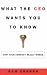 What the Ceo Wants You to Know