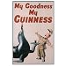 (24x36) My Goodness My Guinness (Art Deco) Advertisement Poster